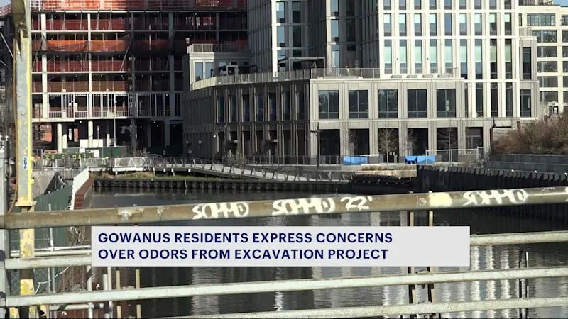 Story image: Gowanus residents concerned about odors from excavation project