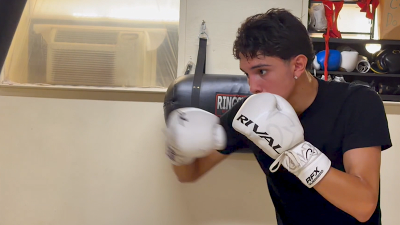 Story image: "I'm living in my dreams": Newark boxer turns childhood passion into pro career
