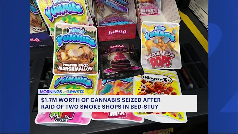 Story image: Secret chute found inside Bed-Stuy smoke shop during $1.7M cannabis bust