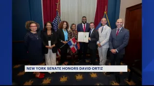 Baseball Hall of Famer David Ortiz honored in New York state capitol building