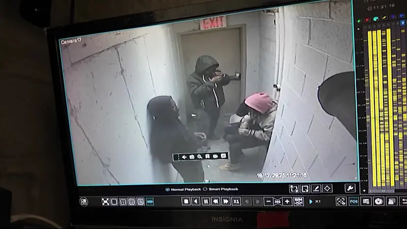 Story image: Trespassing, drug activity caught on camera inside Fordham Heights building 