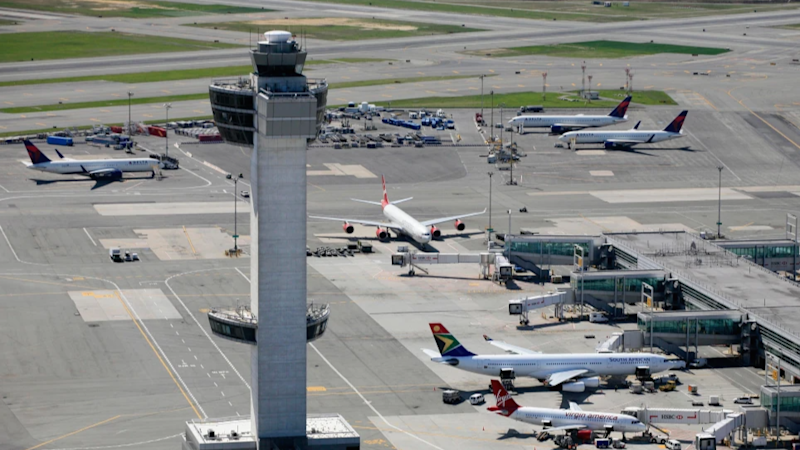 Story image: JetBlue pilot reports hitting drone as plane approached JFK airport to land