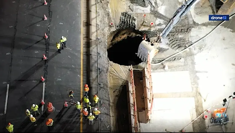 Story image: NJDOT: All lanes closed on I-80 in Wharton due to new sinkhole