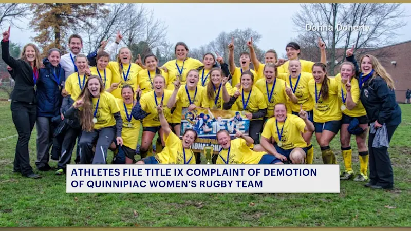 Story image: Quinnipiac University women’s rugby team files Title IX complaint over program being demoted