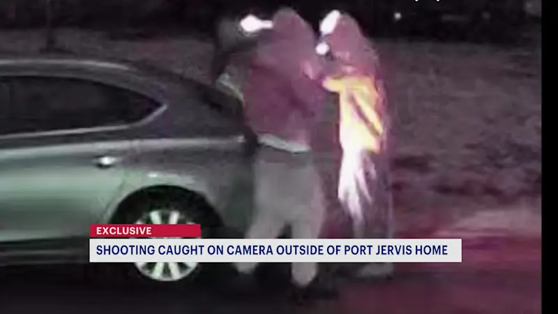 Story image: Exclusive: Port Jervis shooting caught on Ring video; 2 Warwick men arrested