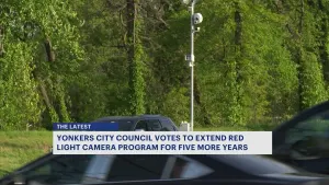 Yonkers City Council votes to extend red light camera program for another 5 years