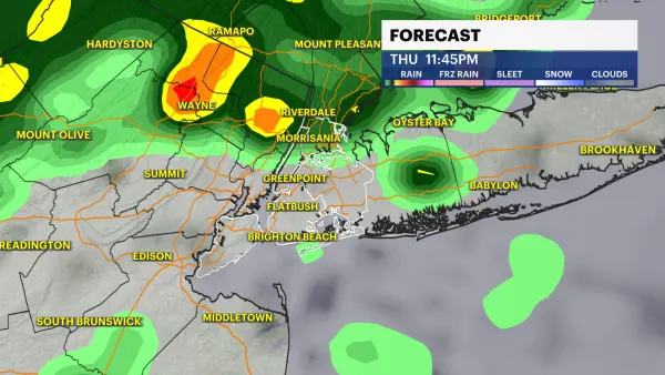 Warm sunshine and low humidity today in Brooklyn; pop-up storm possible on Fourth of July