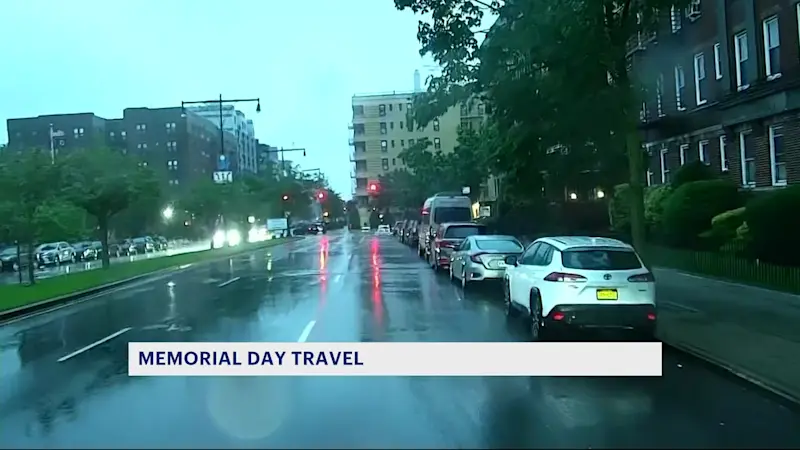 Story image: Rainy roads, holiday traffic expected ahead of Memorial Day weekend