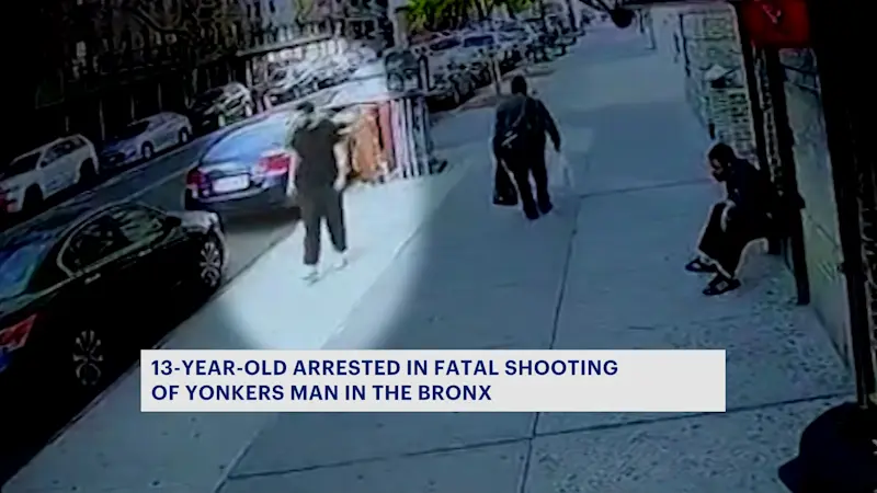 Story image: Police: 13-year-old arrested in Bronx shooting that left Yonkers man dead 