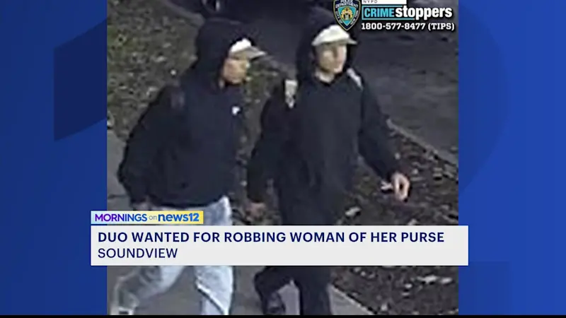 Story image: 2 men wanted for pushing, robbing woman in Soundview