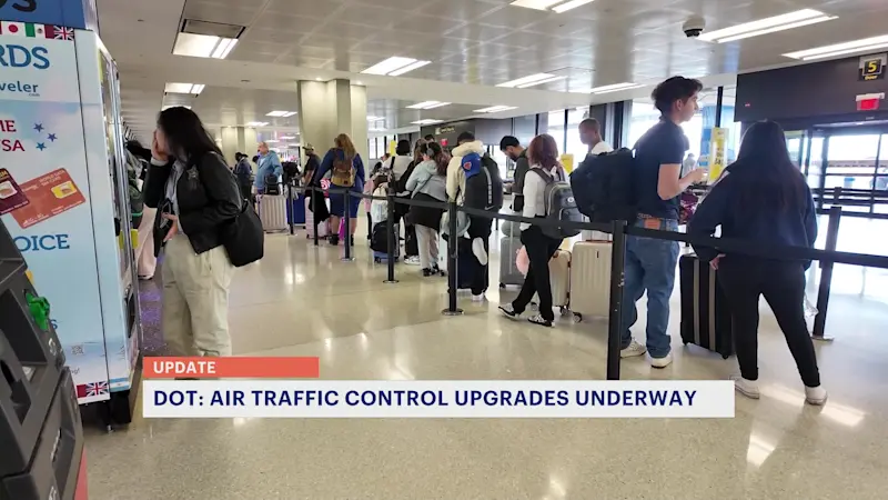 Story image: Secretary Duffy: New fiber line laid between Philly and New York to improve air traffic control system