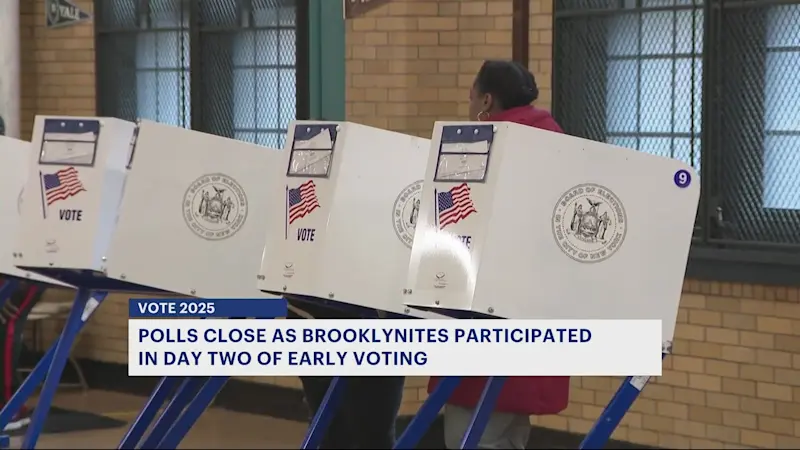 Story image: Day two of early voting wraps up for New York City primary
