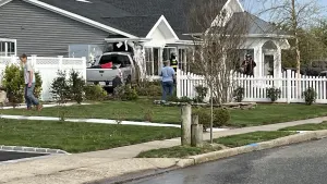 Police: Driver injured after crashing into hydrant, home in Copiague