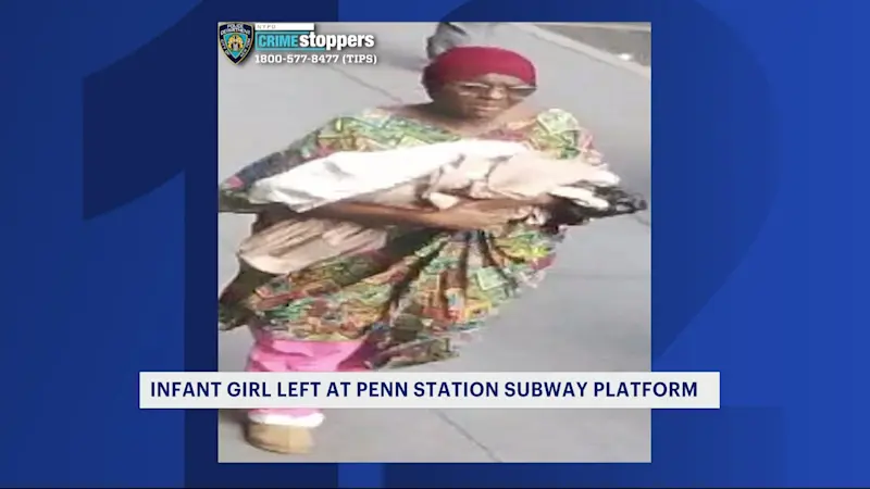 Story image: Woman leaves infant girl at 34th Street - Penn Station subway station