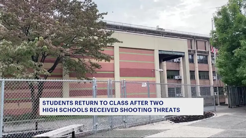 Story image: Students return after threats target 2 Brooklyn high schools