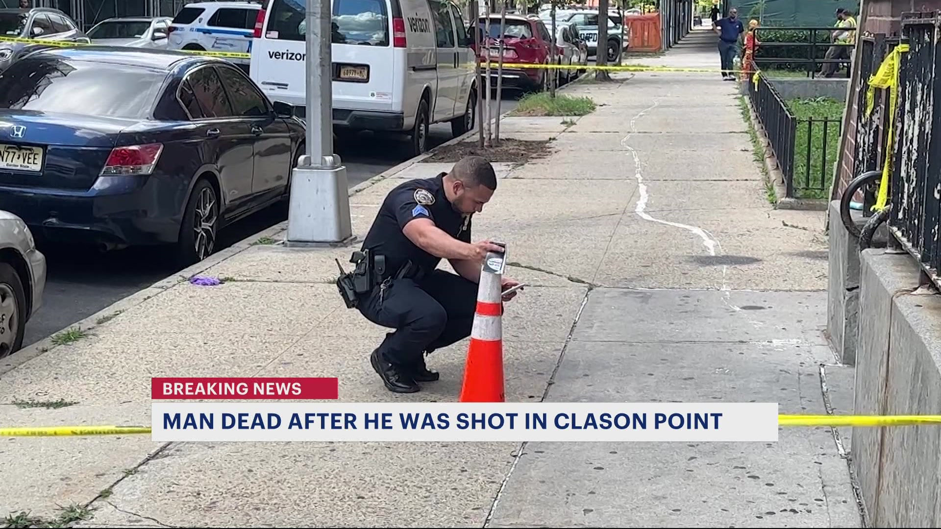 News 12 | Bronx | 34 Year Old Man Fatally Shot In Clason Point