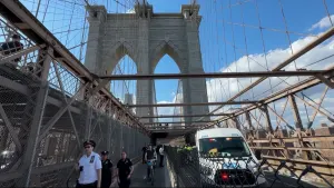 NYPD: Protesters along Brooklyn Bridge arrested for blocking traffic 