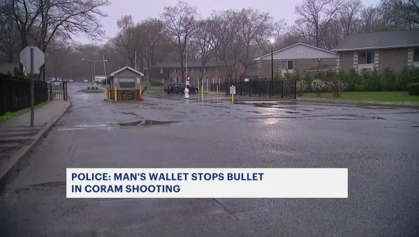 Police: Man’s wallet blocks bullet during Coram shooting; suspect wanted