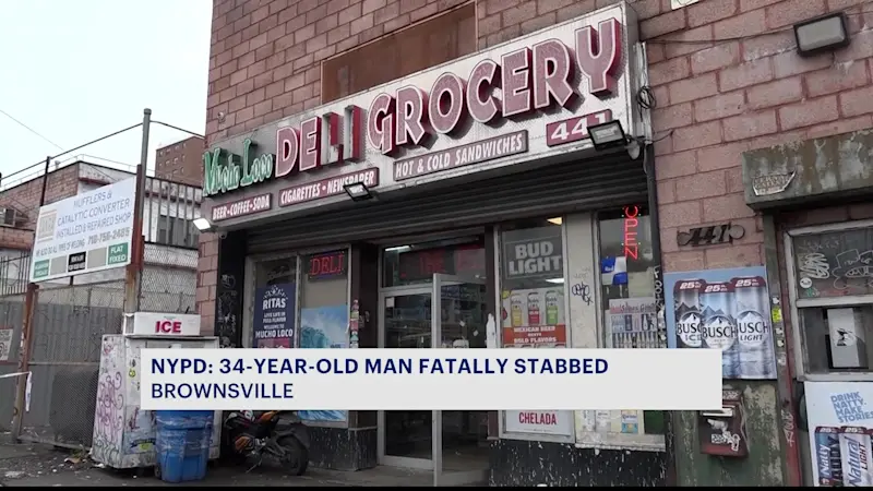 Story image: NYPD: 34-year-old man fatally stabbed in Brownsville