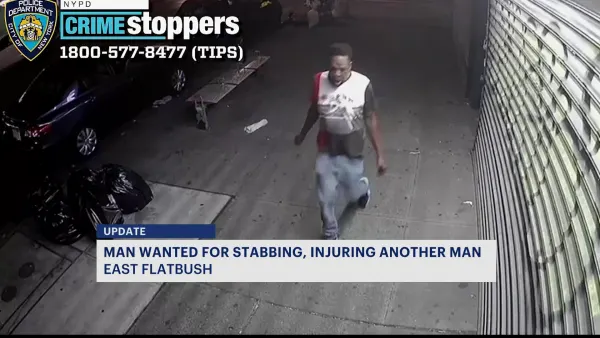 Police: Suspect wanted for stabbing 29-year-old 3 times in East Flatbush