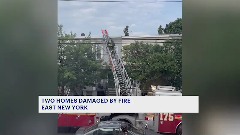 Story image: More than 100 firefighters respond to East New York house fire