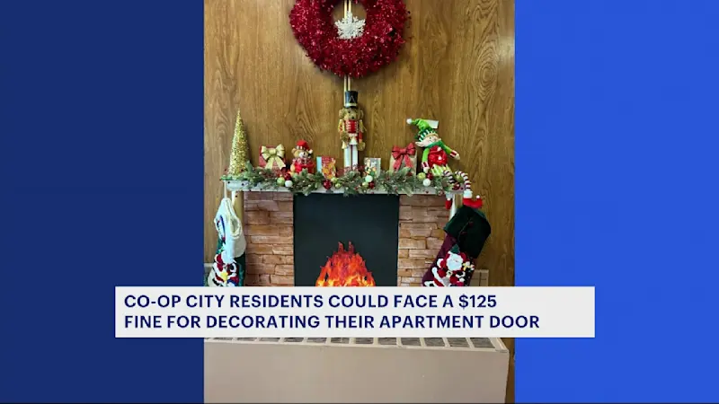 Story image: Co-op city residents can face a $125 fire code fine for door decorations