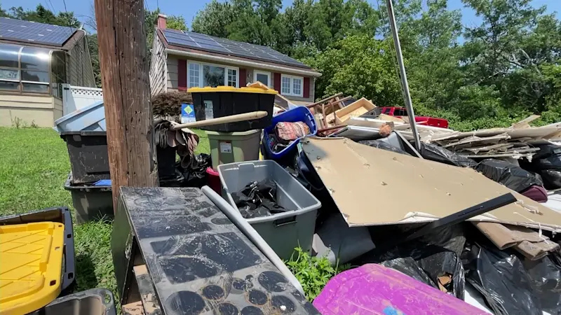 Story image: Central Jersey families still cleaning up from flooding brace for more rain