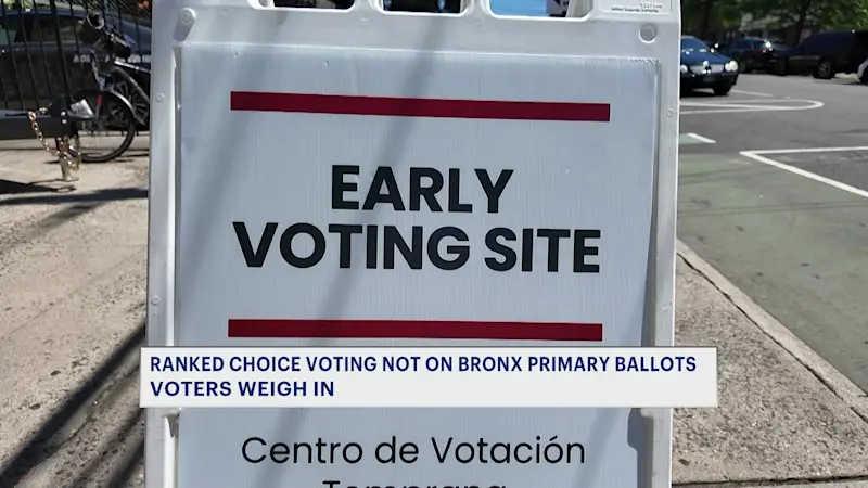 Story image: Ranked choice voting not on Bronx primary ballots, voters weigh in