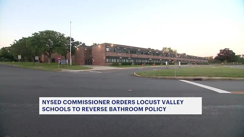 Story image: Locust Valley schools reverse bathroom policy on NY education commissioner’s order  