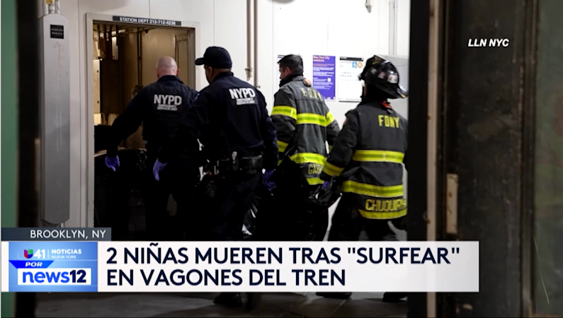Story image: Univision 41 News Brief: 2 niñas mueren tras 'surfear' en vagones del tren