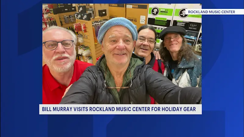 Story image: Bill Murray makes surprise visit to Rockland Music Center on Christmas Eve