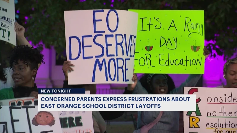 Story image: East Orange parents demand transparency as massive school layoffs loom