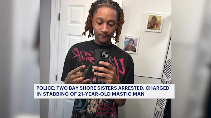 Story image: Sisters charged with gang assault in violent stabbing of Mastic man