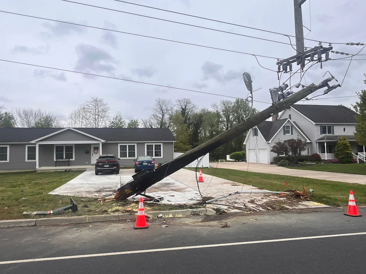 DOWNED POLE 1