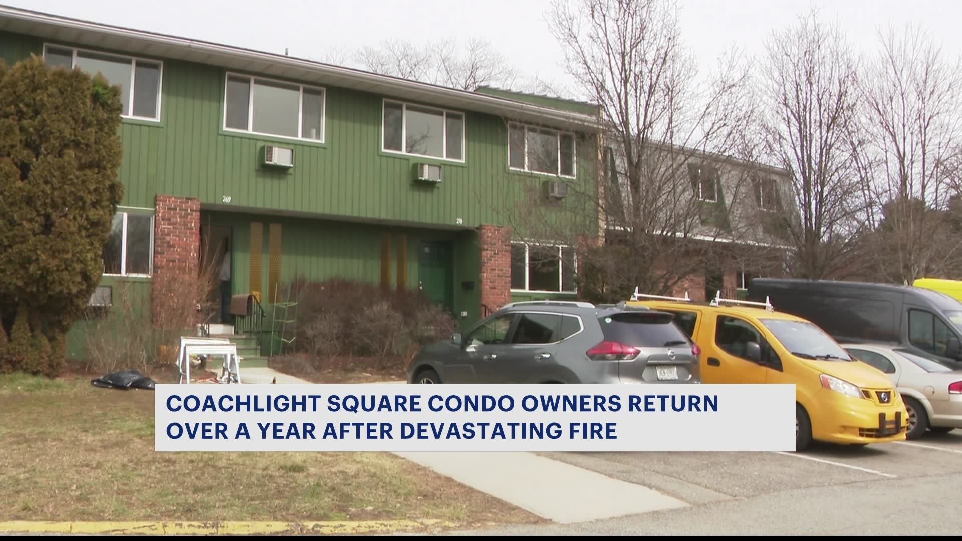 Coachlight Square Condo residents displaced by fire start to move back