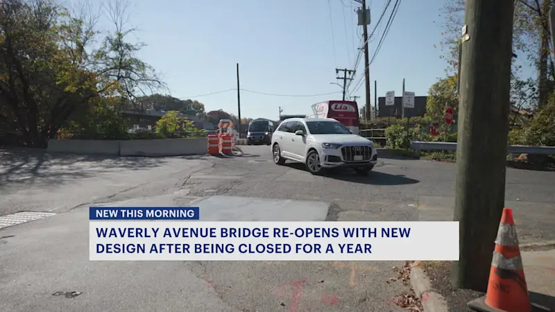 Story image: Waverly Avenue Bridge in Mamaroneck reopens after yearlong renovation