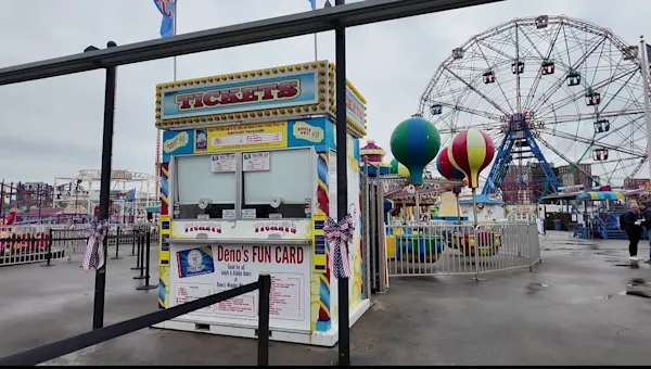 Deno's Wonder Wheel Park in Coney Island opens to the public