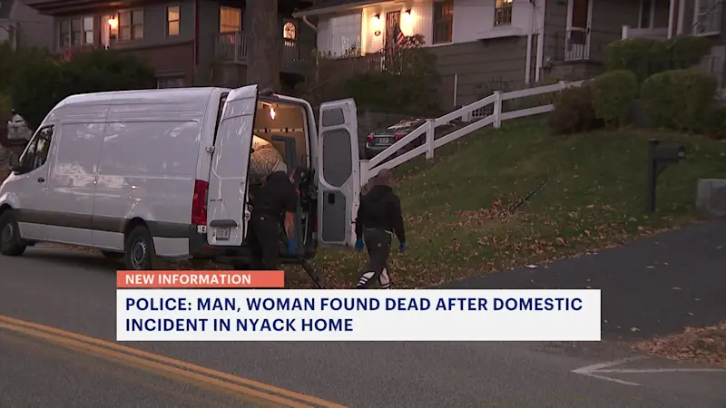 Story image: Man, woman found dead after domestic incident in Nyack home