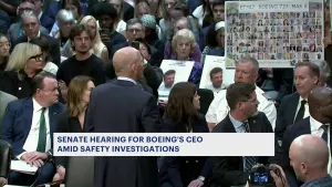 Senate hearing grills Boeing’s CEO amid safety investigations