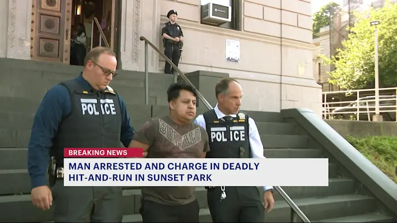 Story image: Police arrest man in connection to Sunset Park hit-and-run that killed 2 men