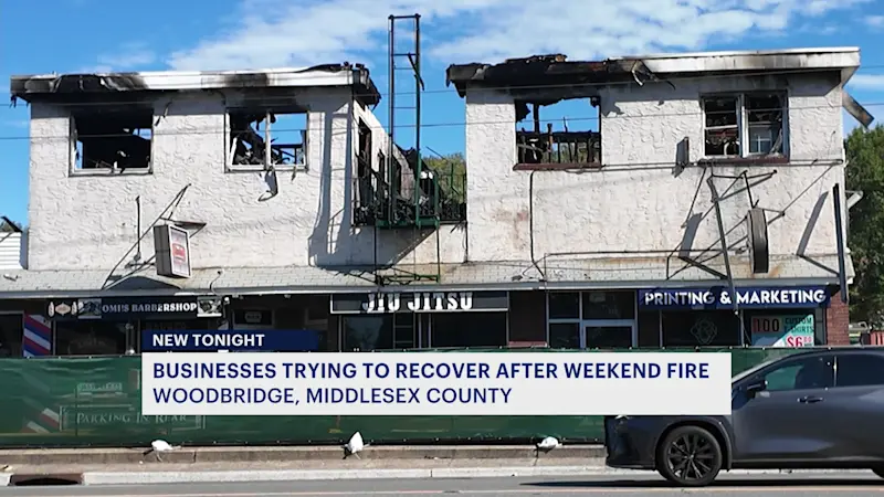 Story image: Business owners struggle to rebuild after fire in Woodbridge