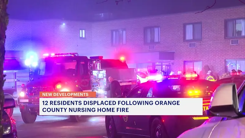 Story image: Fire at Orange County nursing home hospitalizes resident, leaves others displaced