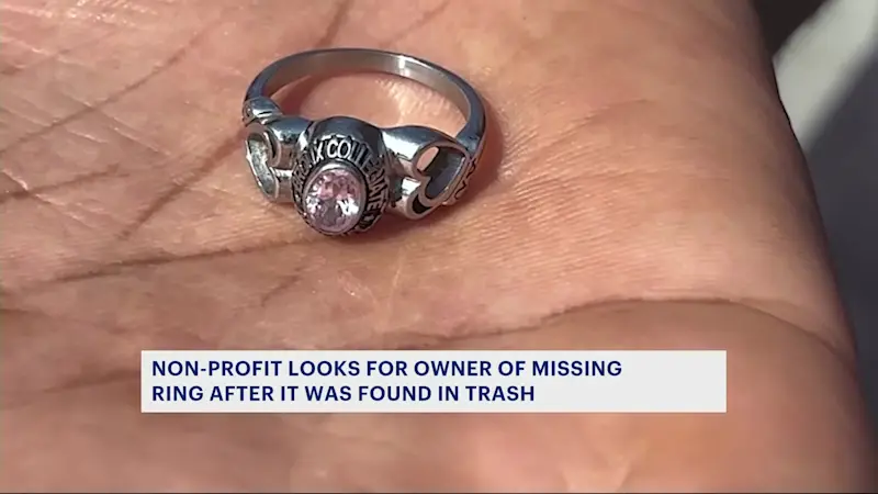 Story image: 'Diamond in the rough.' NYC nonprofit looking to return lost class ring after Bronx trash cleanup event