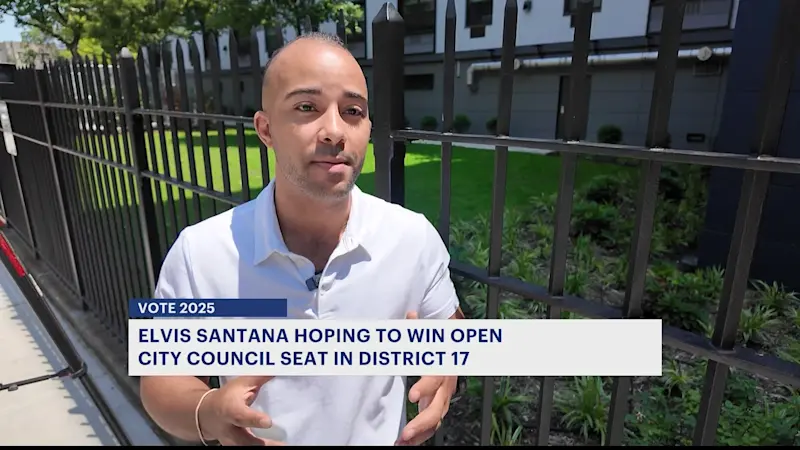 Story image: Elvis Santana hopes to win District 17's open City Council seat