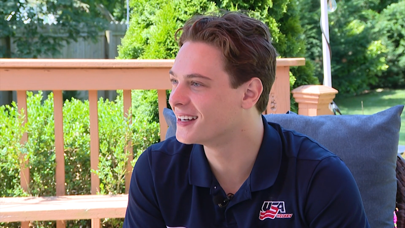 Story image: Hauppauge's James Hagens hopes to be No. 1 draft pick for the Islanders