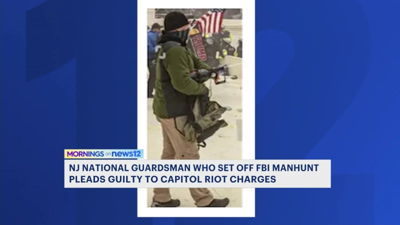 Story image: Former NJ national guardsman who set off large FBI manhunt pleads guilty to capitol riot charges