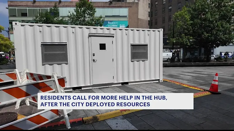 Story image: 'Help the people don't just kick them out.' Residents call for more help in the HUB