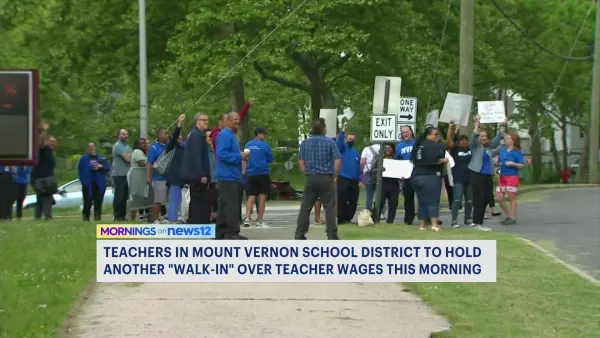 Mount Vernon teachers continue calls for higher wages with second walk-in