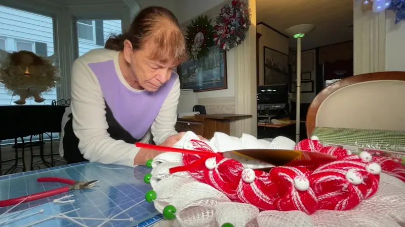 Story image: Made in the Hudson Valley: Tarrytown woman shares holiday tradition through 'White's Whimsy Wreaths'