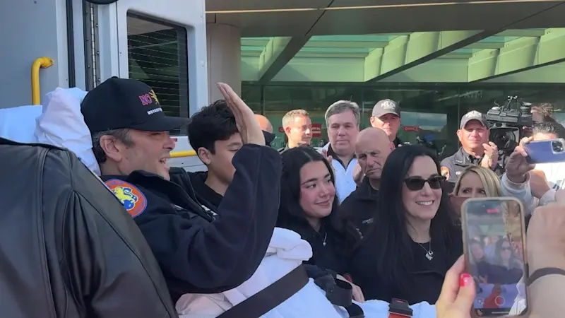 Story image: Nassau police officer released from hospital after 29 days in ICU